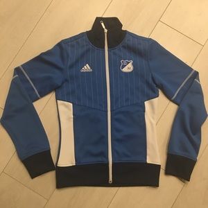 Womens Adidas Vintage Millonarios Soccer Jacket XS